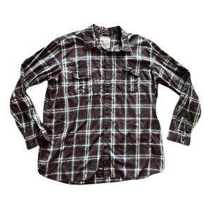 Article 365 plaid button down shirt XXL 100% cotton